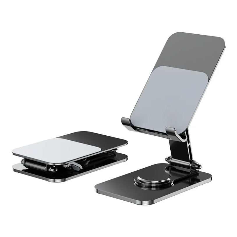 Desk Phone Stand - Uniwersalny Metal 360 ° Obrotowy stojak