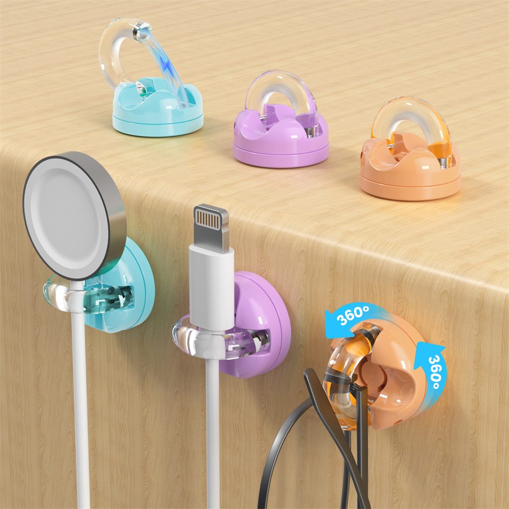 Phone Accessories Hooks - Organizer na kable magnetyczne, 6 sztuk,
