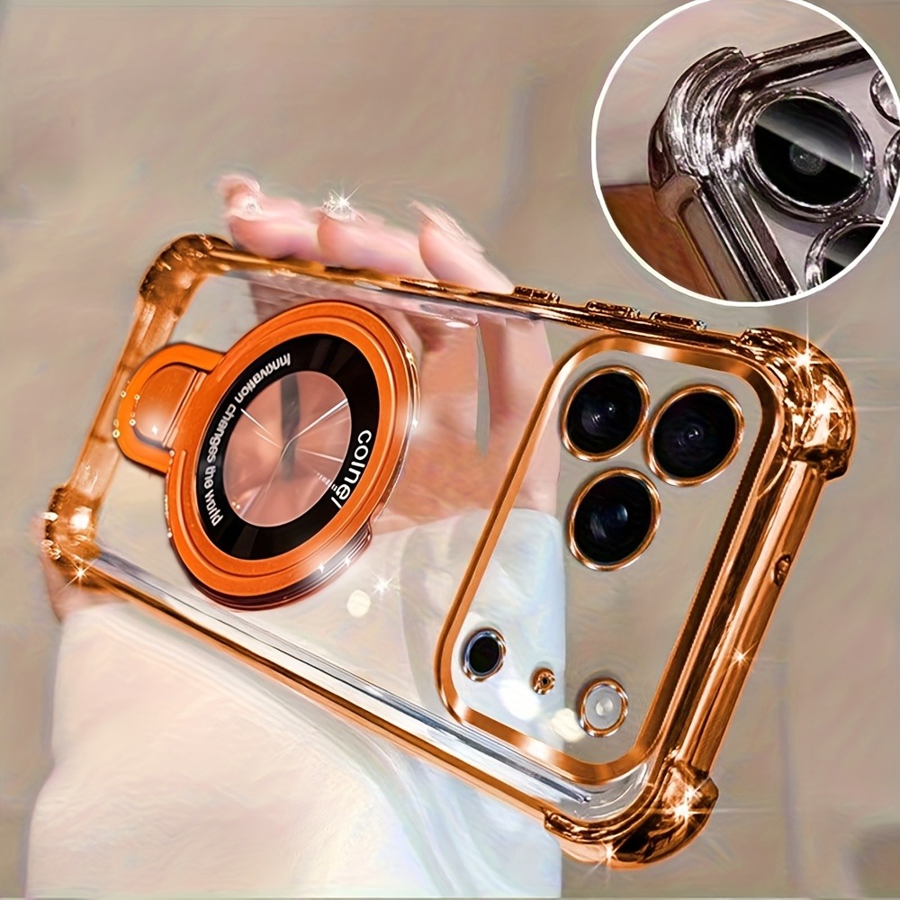 Phone Ring Holder - Luksusowe etui na telefon z powłoką