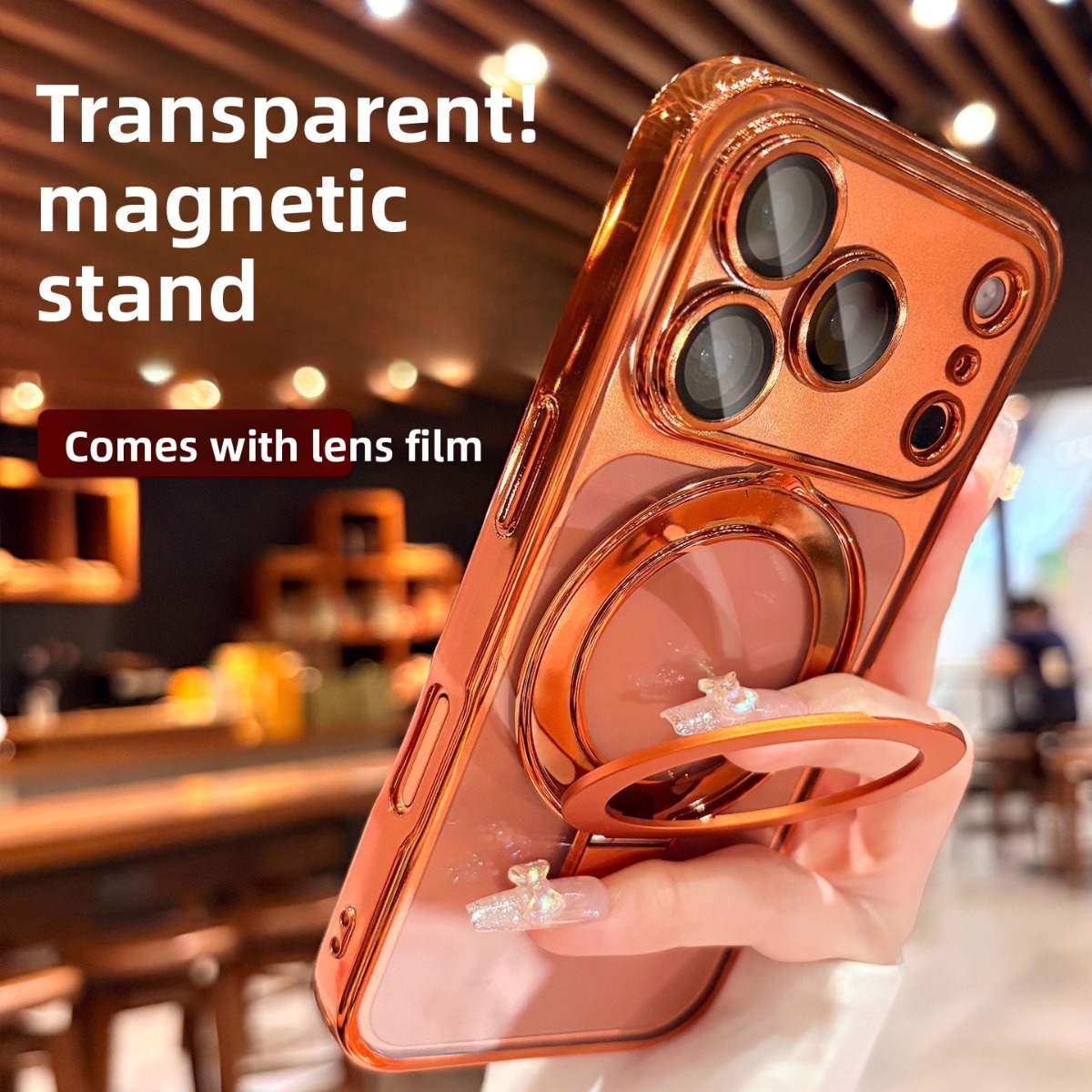 Phone Ring Holder - Etui na telefon z magnetycznym uchwytem