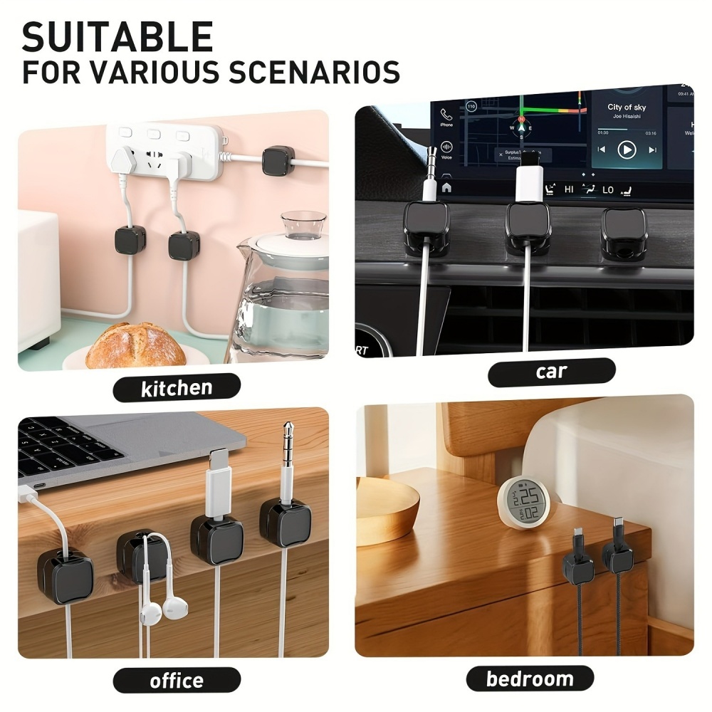 Magnetyczny organizer kabli, u – Phone Accessories Hooks recenzja i cena