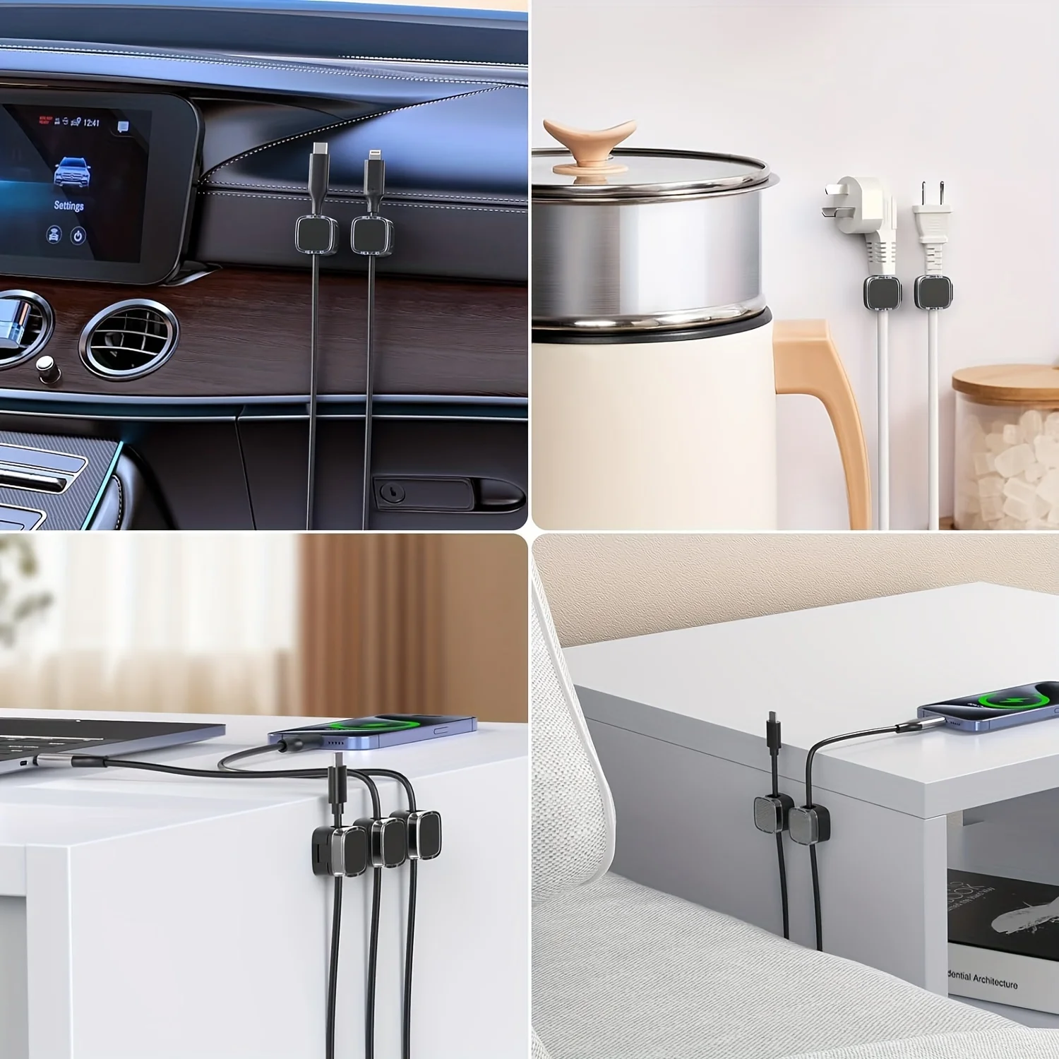 VIKEFON 6 szt. Magnetyczne kli – Phone Accessories Hooks recenzja i cena