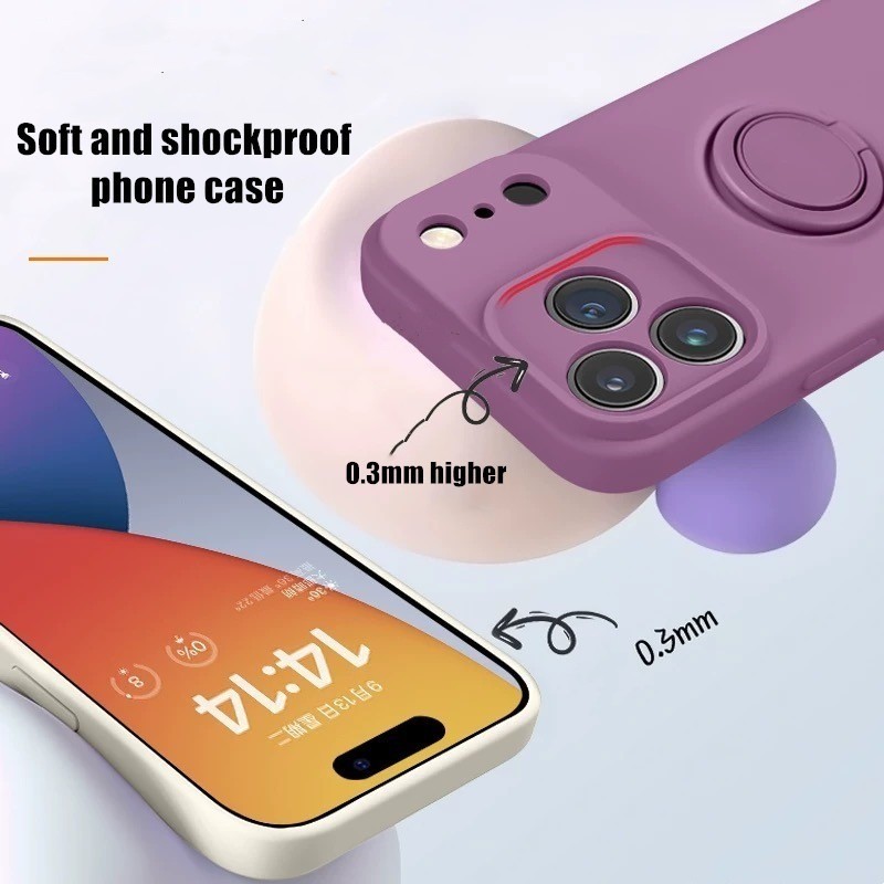Etui na telefon z płynnego sil – Phone Ring Holder recenzja i cena