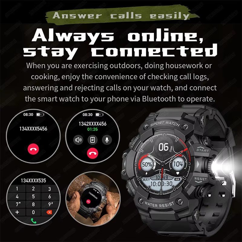 Smartwatch 2026 Sportowy Wodoo – Phone Zone Accessories & Repair Lake Charles La recenzja i cena
