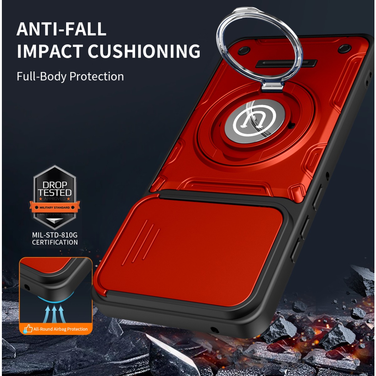 Etui na telefon z pierścieniem – Phone Ring Holder recenzja i cena