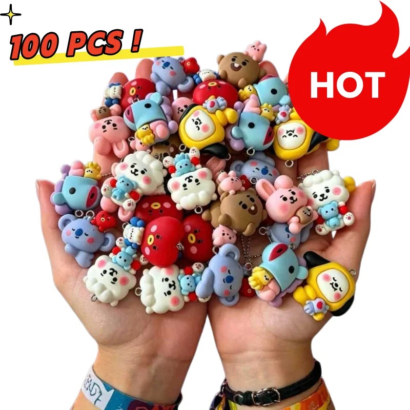 7 szt. BT21 Żywiczne Charmsy z – Phone Accessories Jewelry recenzja i cena